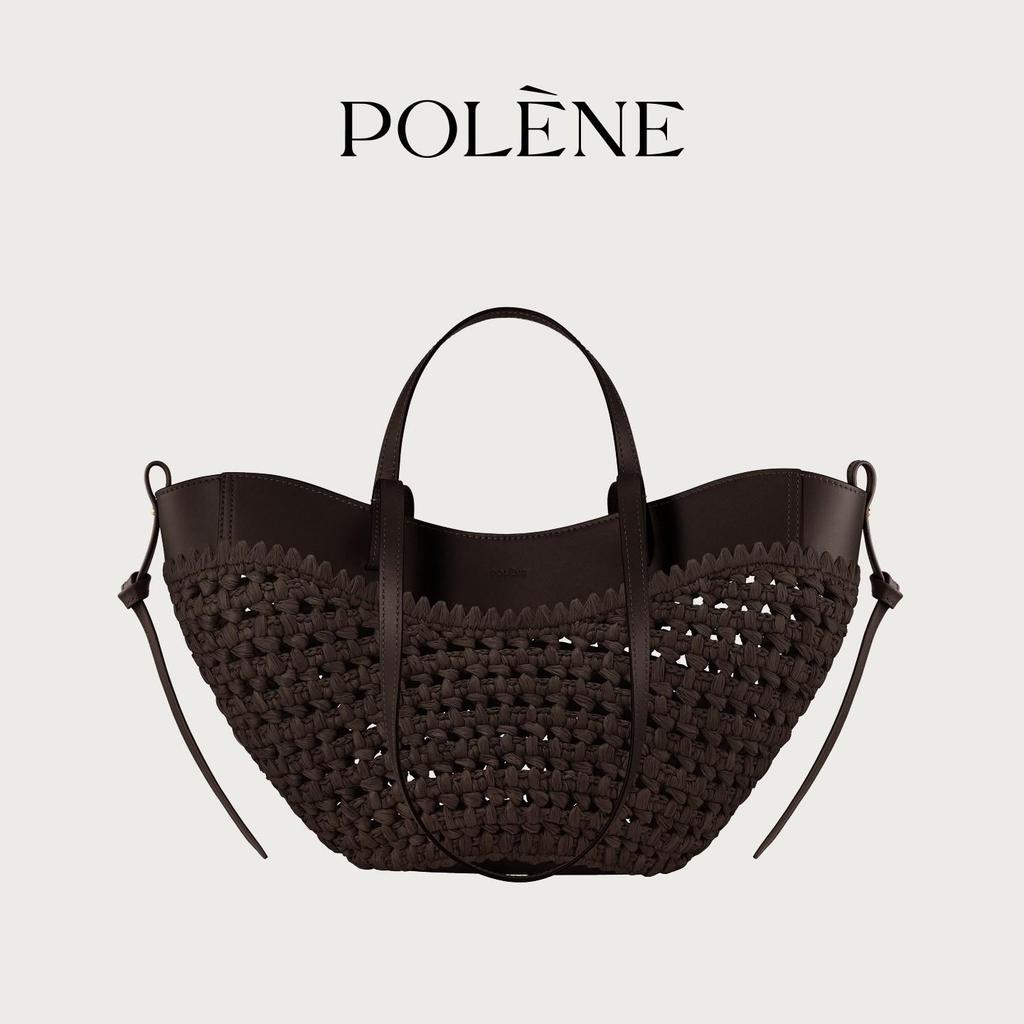 Borsa a Spalla da Spiaggia in Paglia Polacca di Grande Capacità alla Moda 2025