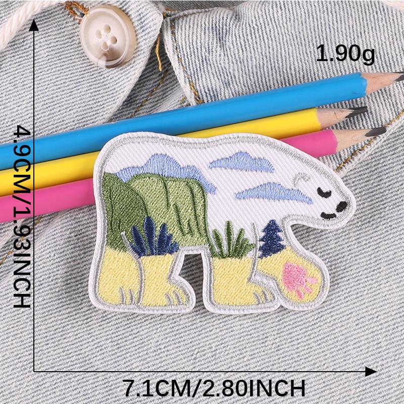 

Вышитая этикетка кемпинговая этикетка на ветровой ткани самоклеящаяся наклейка наклейка на одежду аксессуары вышитая наклейка значок наклейка на ткань G3L-A-2-2