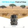 Jagdkamera, 16 MP, 1080 P, 940 nm, Infrarot-Nachtsicht, Bewegungsauslöser, Sicherheitskamera für den Außenbereich, Wildtier-Fotofallen
