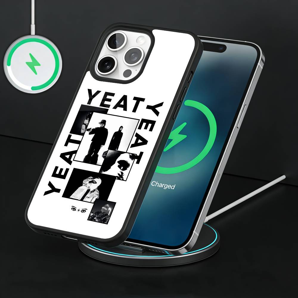 Yeat Rapper AfterLyfe Phone Case For iPhone17,16,15,14,13 Plus,Pro Max Magnetic For Magsafe Wireless Charging