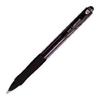 Stylo Bille Uni Laknock Encre Noire Rechargeable - Écriture Medium - Rétractable - Grip - Uniball