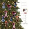 2D Flat Acrylic Pendant Mexican Doll Holiday Ornaments Perfect for Christmas,Carnival,New Year, Halloween - Holiday Home, Office and Party Decorations