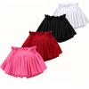Girls Hip Hop Dance Pleated Skort High Waist Performance Mini Skirt with Built-in Shorts Kids Jazz Dancewear for Stage & Shows