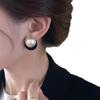 Autumn-Winter Retro Pearl Flocking Luxury Statement Earrings