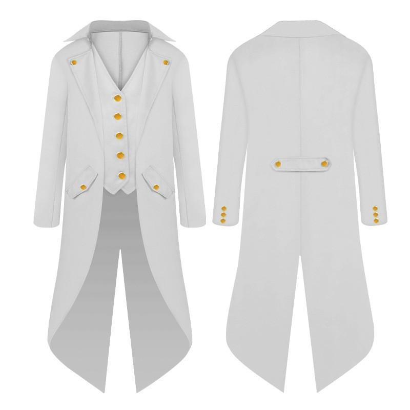 Manzhixin new tuxedo, medieval retro clothing medium and long punk retro tuxedo children s models 125