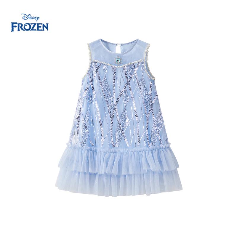 Disney Elsa Princess Girls' Sleeveless Mesh Dress