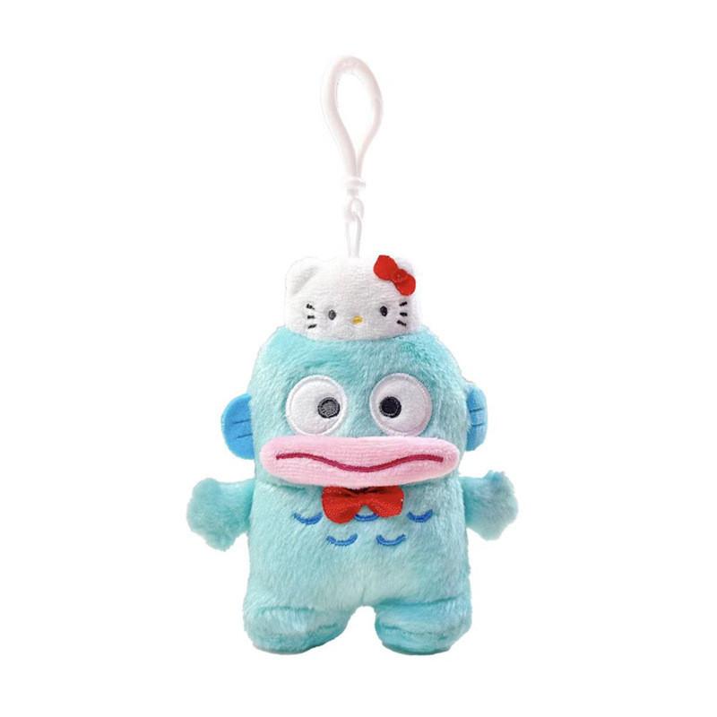 Cute 50th Anniversary Hello Kitty Kuroomi Plush Keychain Gift 10cm
