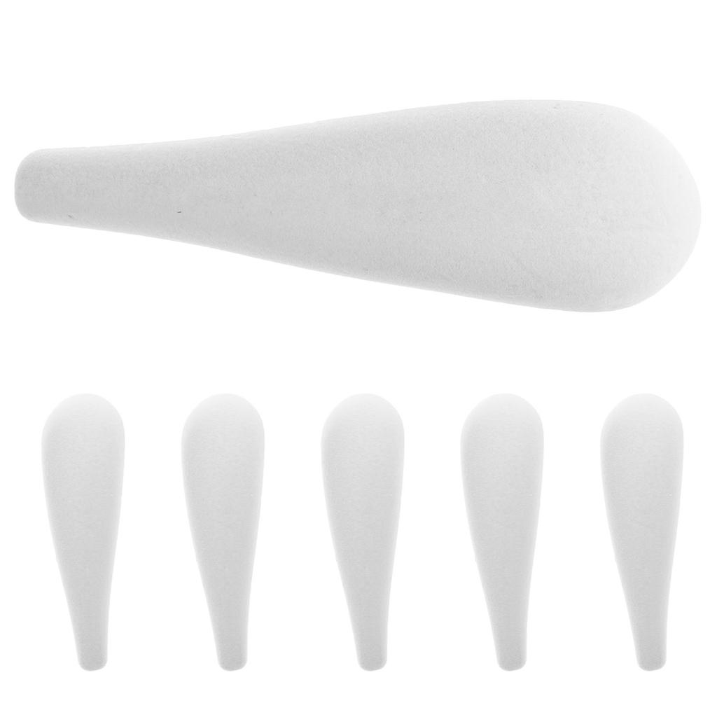 6Pcs Hanger Shoulder Pad Cushion Wide Non Slip Protective Shaper Home Closet Wardrobe Support Organizer Velvet Hanger Shoulder