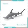 Marine Animal Model Set: Shark, Turtle, Dolphin, Whale, Penguin, Crab, and Seabed Creatures