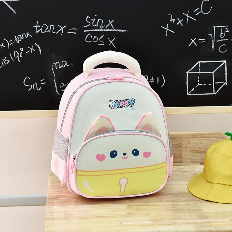 New kindergarten schoolbag cartoon large-capacity backpack fashionable children's backpack boys cute spine backpack