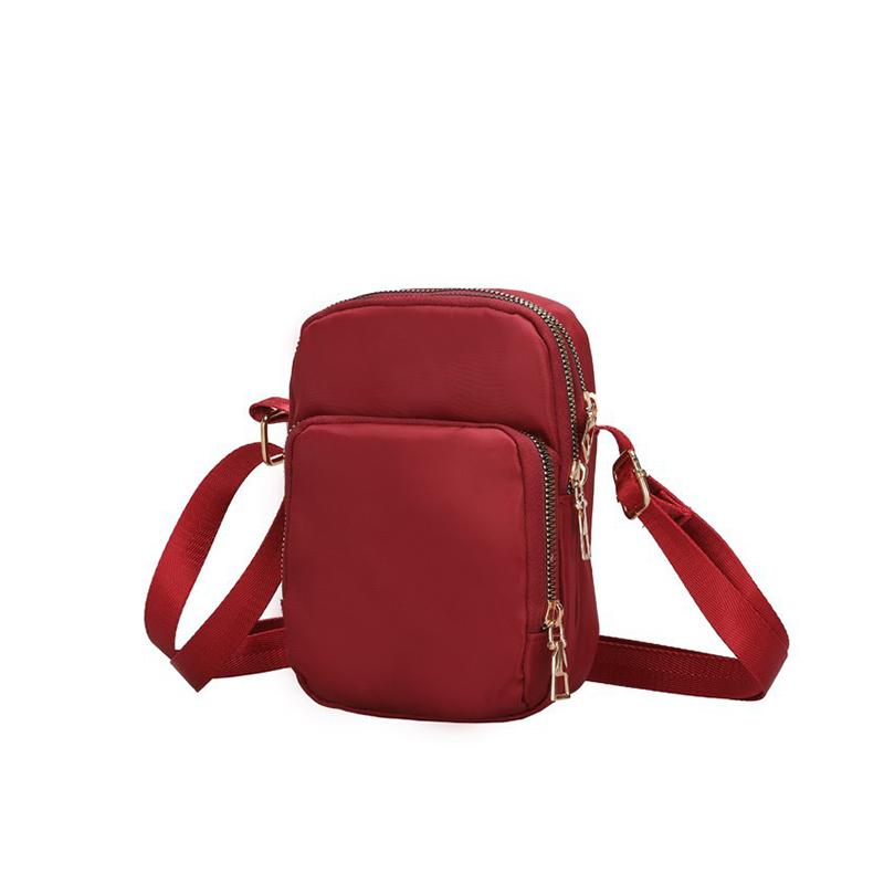 Neue Handy-Umhängetaschen für Damen, modische Damen-Umhängetasche, Handy-Geldbörse, 3-lagige wasserdichte Oxford-Geldbörse