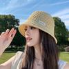 Female Summer Handmade Mesh Breathable Sun Hat Showing Face Small Bucket Hat Versatile Basin Hat