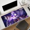 Genshin Impact Raiden Shogun Large Gaming Mouse Pad Nonslip Rubber Base Xxl Deskmat For Laptop Pc Gamer Home Office Decor