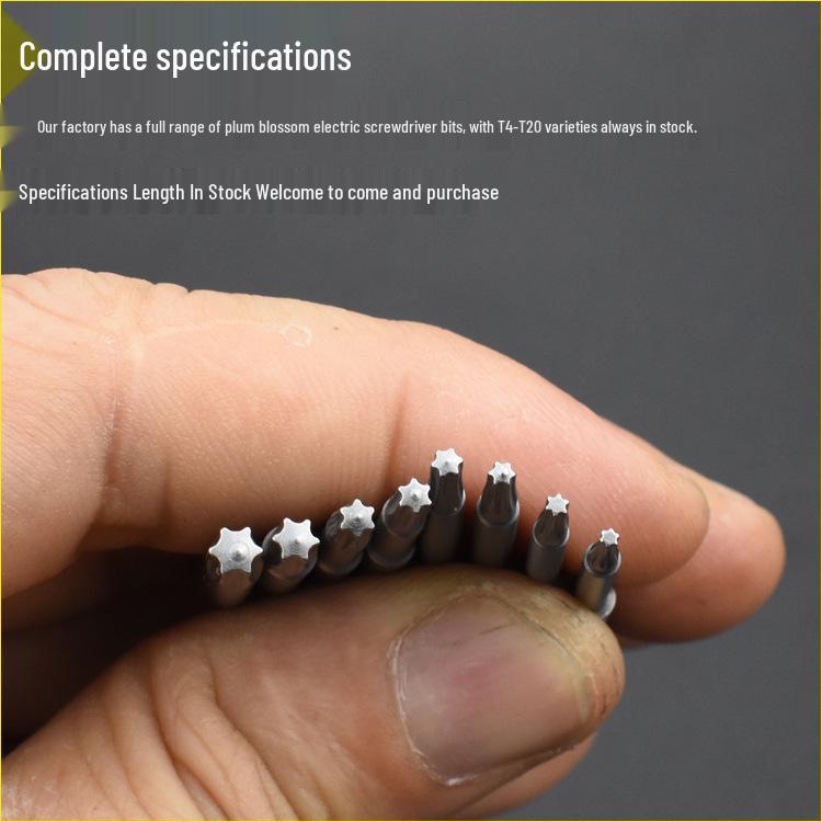 Nigao S2 4mm Hex Torx Magnetic Electric Screwdriver Bit, 800, 40L/60L