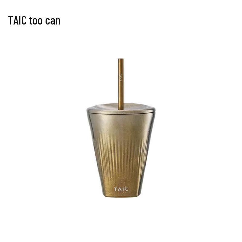 TAIC Aurora Pure Titanium Double-Layered Straw Tumbler