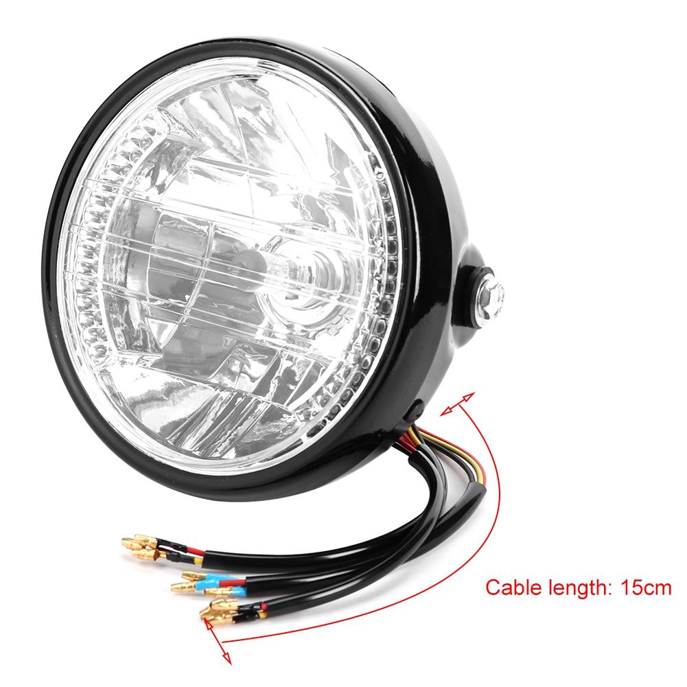 7'' H4 Motorcycle Hdlight Flasher LED Front Turn Signal Light Lamp