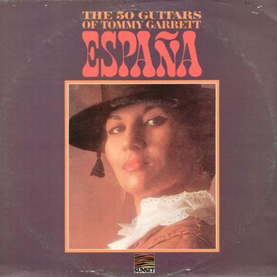 LP Record 50 GUITARS OF TOMMY GARRETT - España SLS50152 Sunset Records UK Jazz Used