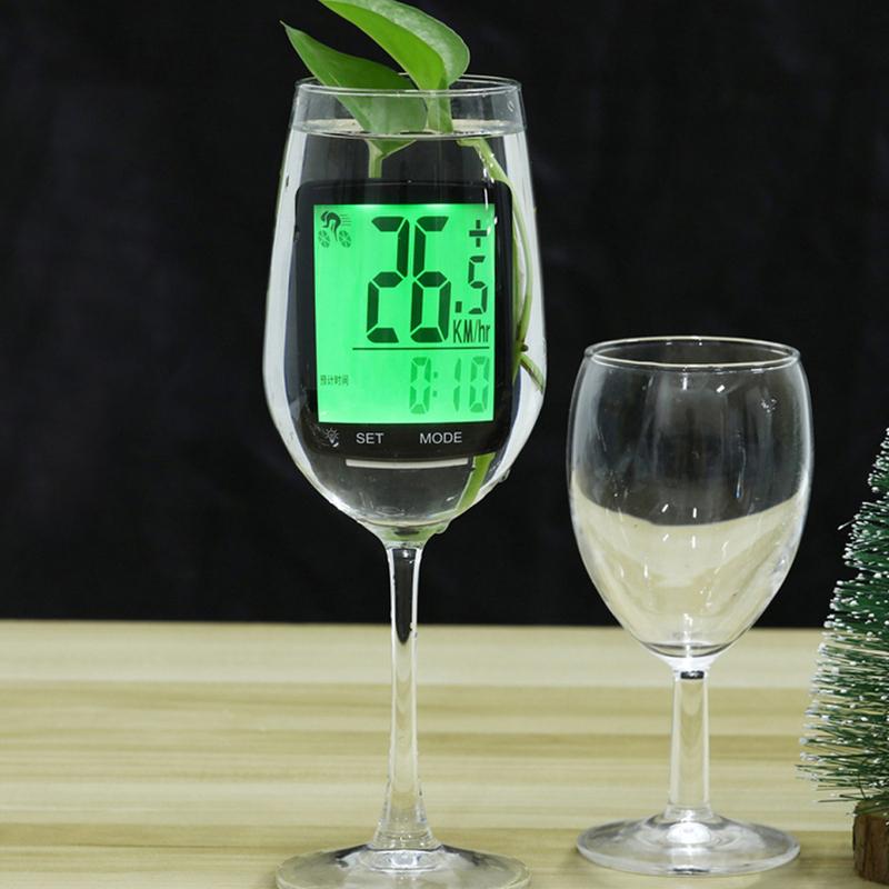 Multifunctional LCD Screen Bicycle Computer Wireless Bike Rainproof Speedometer Odometer Cycling 2.8inch Waterproof
