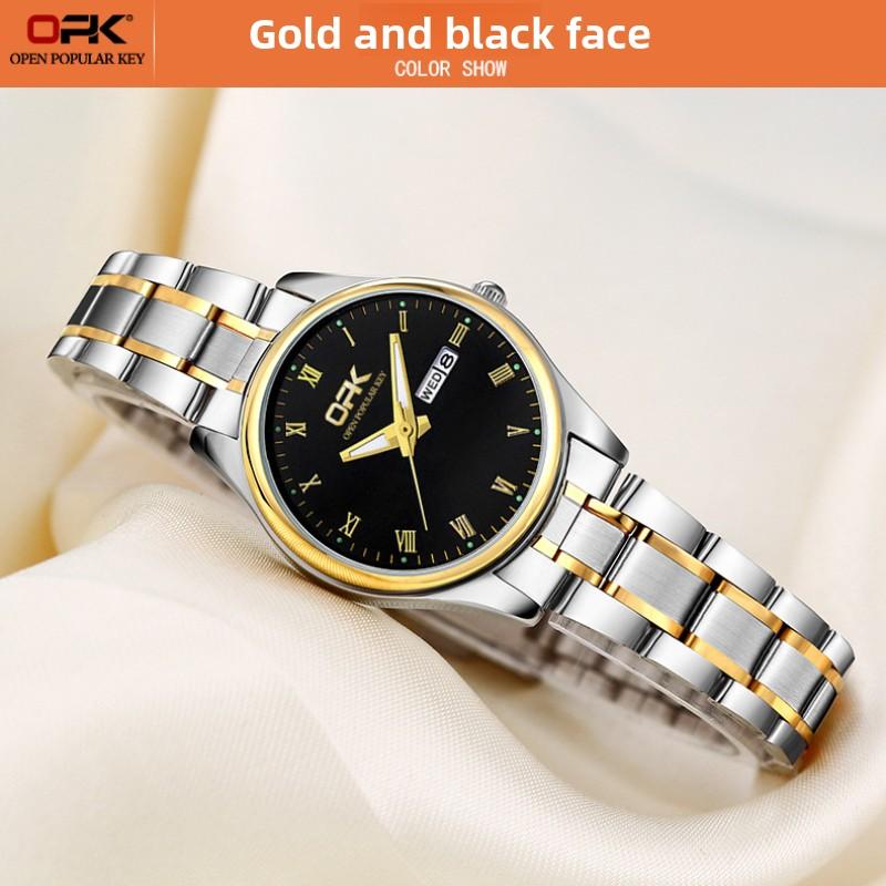 OPK Brand Watch Double Calendar Quartz Women's Watch Women's Watch