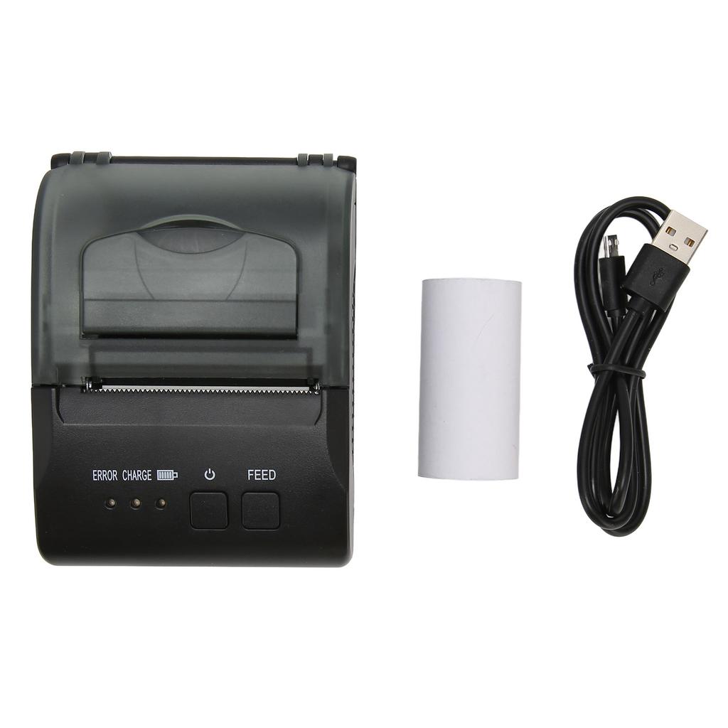 58mm Thermal Printer BT4.0 90mm S 100km TPH 203DPI USB Interface Shipping Label Printer for Restaurant Logistics