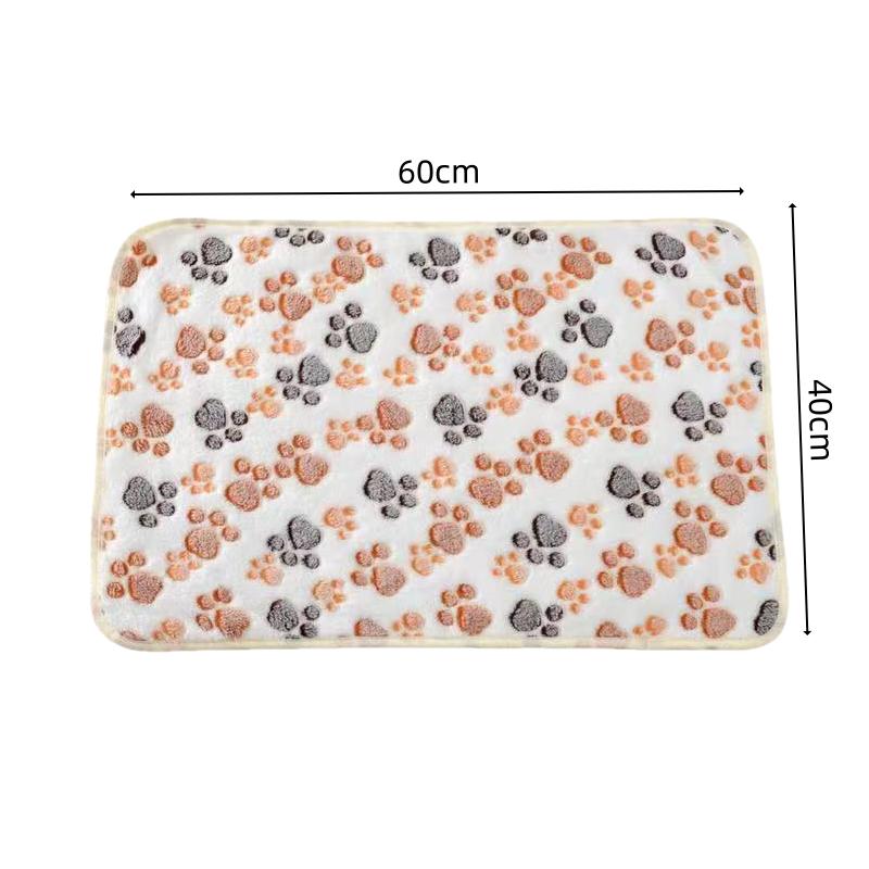 Pet Soft Sleep Mat Pet Blanket Double-Sided Fleece Cover Blanket Four Seasons General Purpose Blanket Pet Nest Mat Pet Supplies