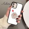 Igel und Ballon Handyhülle für iPhone 17 Air 15 16 16e 11 12 13 14 Pro Max Plus coque Fundas Shell