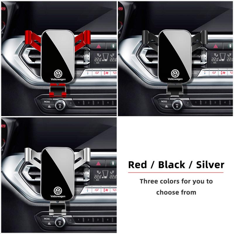 2026 Hot Car Interior Cell Phone Holder Vent Metal Phone GPS Stand Support For VW Volkswagen Golf Bora MK7 CC Interior Mouldings MDA-E25