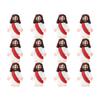 12/48Pcs Mini Jesus Figurine PVC Savior Jesus Figures Model Statue Sculpture Desktop Decoration Easter Ornaments