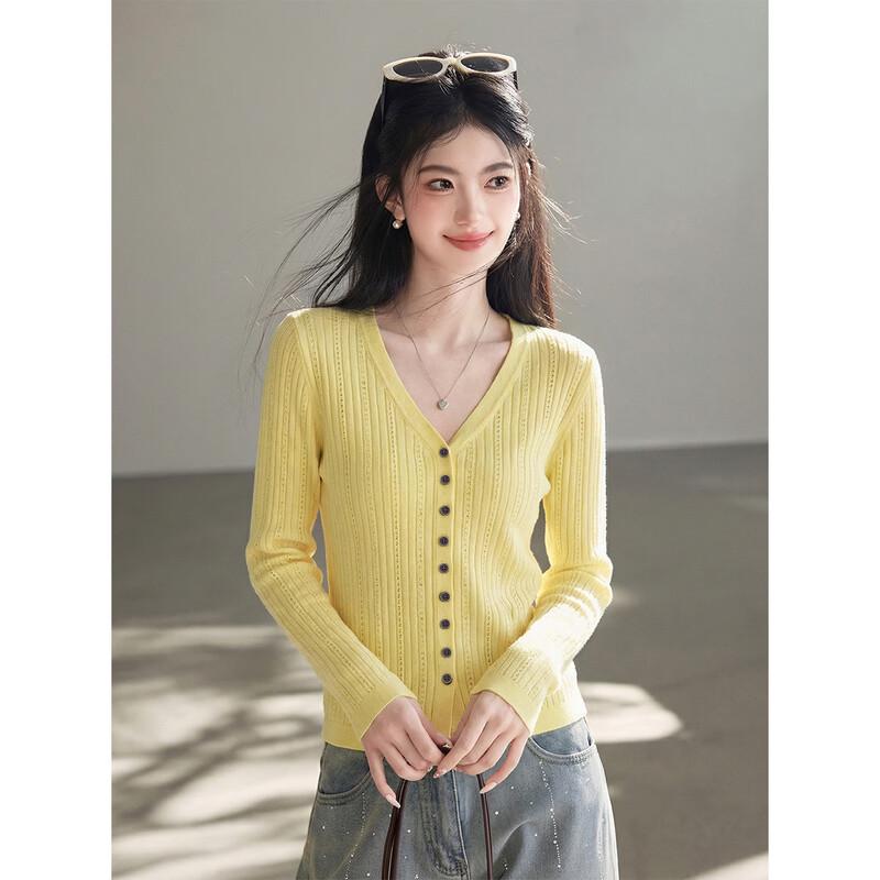Mocana Women s Lightweight Long-Sleeve Knit Cardigan One Size