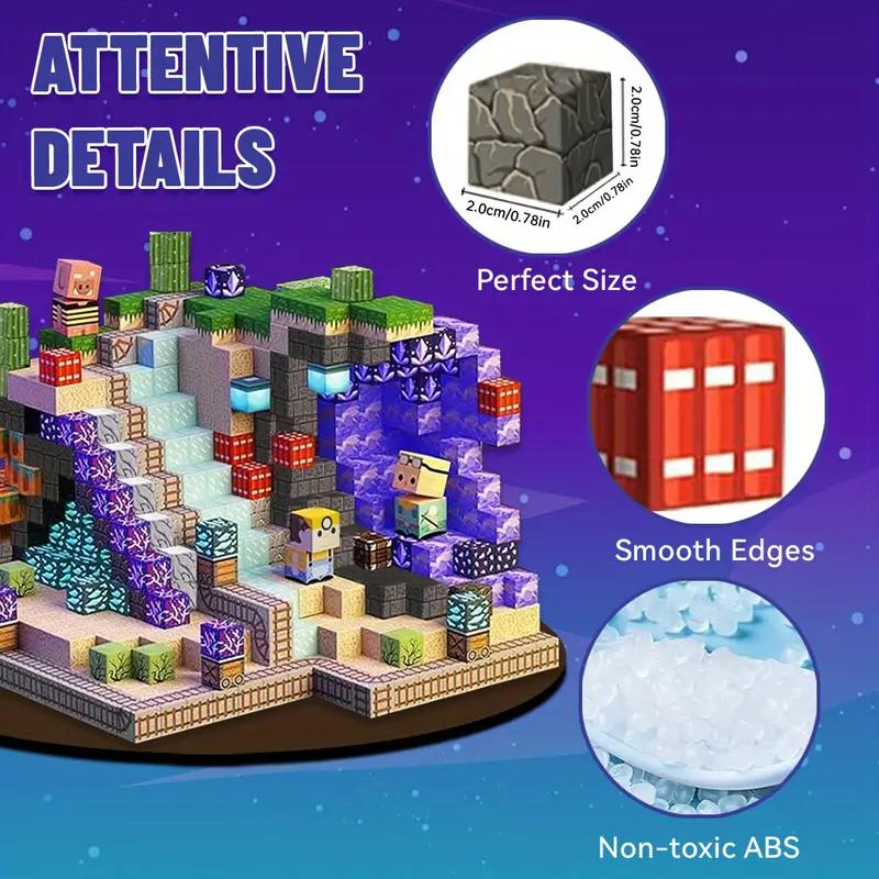 High-Quality Magnetic High-Quality Building High-Quality Block Construction pieces High-Quality Toy High-Quality Mine High-Quality Stacking