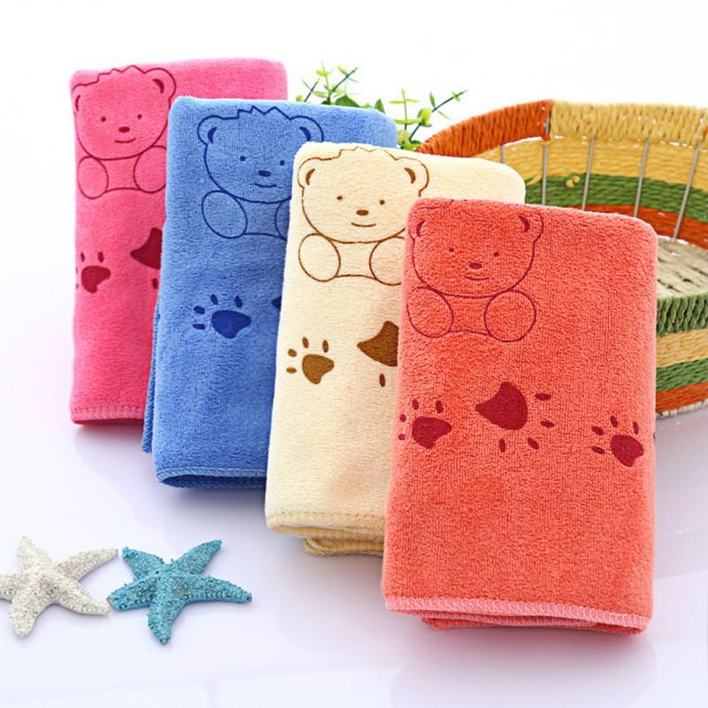 Children's Towels Cartoon Printed Face Towels Kids Bath Towel Beach Towel
