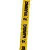 Caution Warning Tape for Halloween Party Self Adhesive Safety Sign Caution Tape with Bold Black Text for Halloween Decor