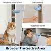 Easy Install Door Bang Stopper Pet Friendly Silicone Doorstop Flexible Door Pinch Guard  Cat