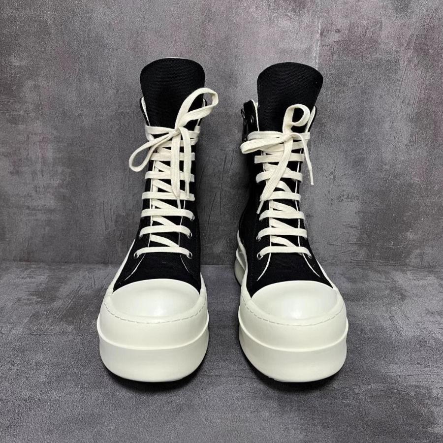 Classic Platform Heightening College Style High Street American Men and Women High-top Couple Big Head Locomotive Boots Martin Boots Board Shoes