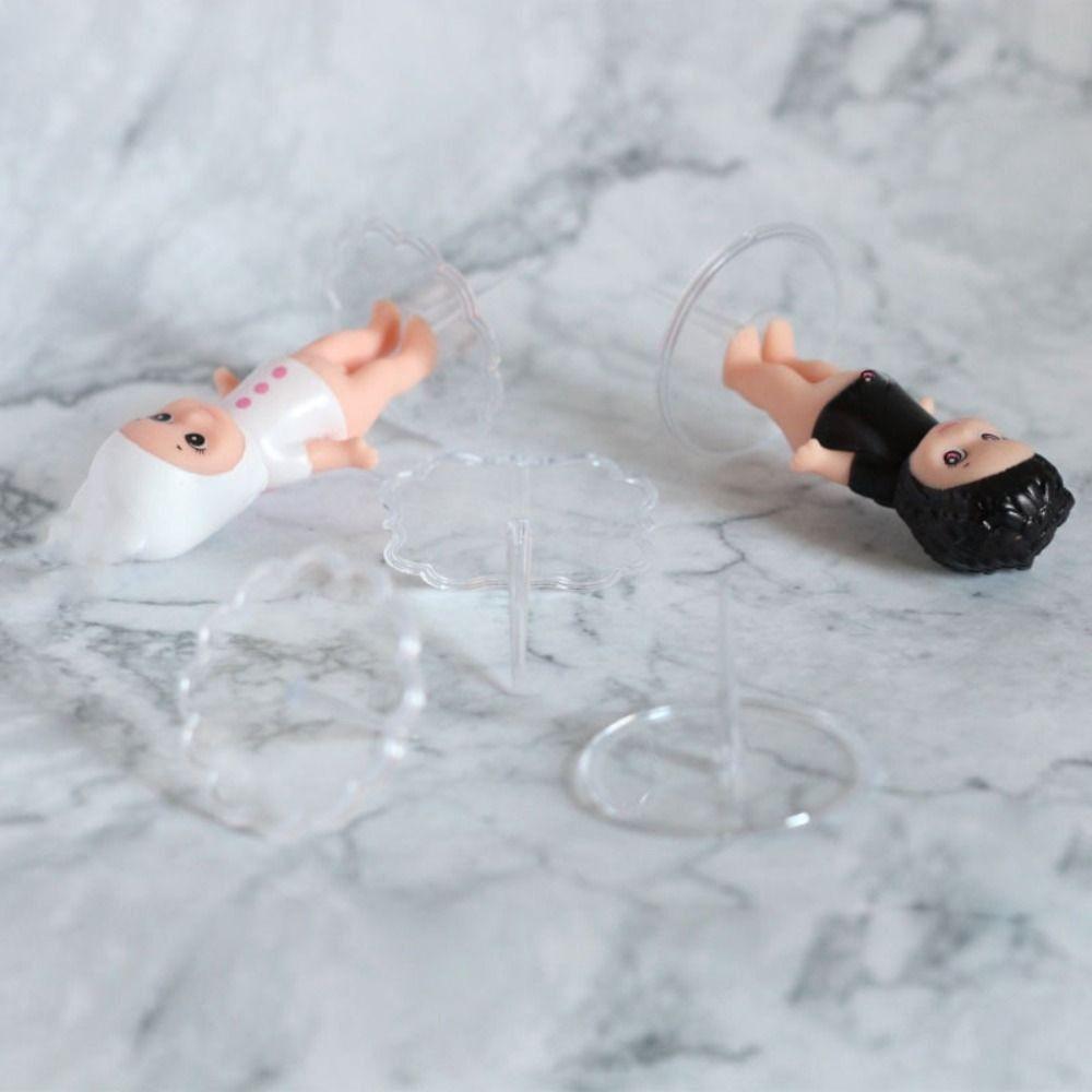 100pcs Practical Baking Cake Base Plastic Chocolate Holders  Birthday Party Decor