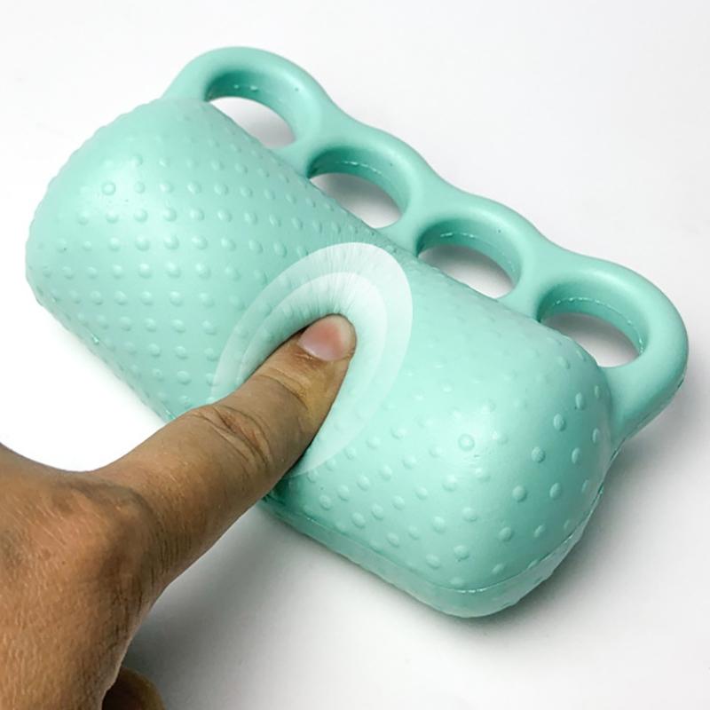 Tragbarer Vier-Finger-Handkrafttrainer – Weicher Griffball für primäres Greiftraining, Rehabilitation und Fingerübungen