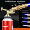 Přenosný svařovací plynový hořák Flame Butanový hořák Outdoor Camping Bbq zapalovač