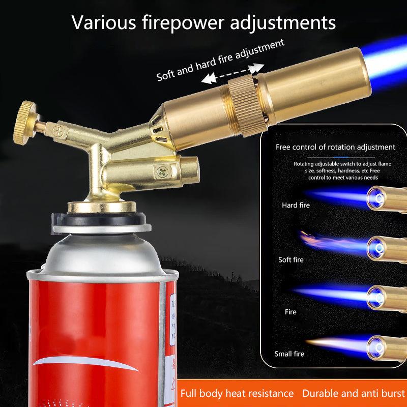Přenosný svařovací plynový hořák Flame Butanový hořák Outdoor Camping Bbq zapalovač