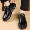 First Layer Cowhide Spring And Autumn Men'S Shoes Genuine Leather Air Cushion Casual Leather Shoes British Thick-Soled Breathable Versatile Trendy