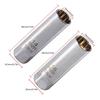 2pcs Magnetic Spark Plugs Socket Wrench Set Featuring Ergonomic Grip Steel Construction for Efficient Engine Maintenance