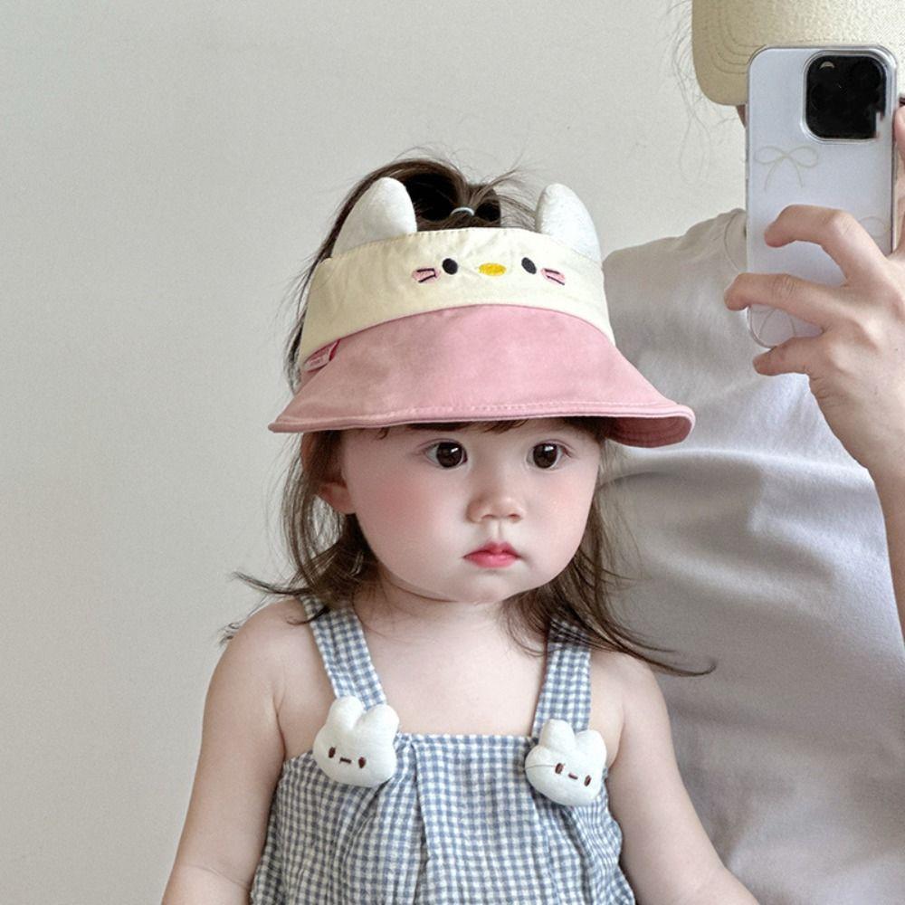 Koreanischer Stil Kinder Leere Kappe Atmungsaktiv Kinder Sonnenschutzhut Weicher Baby-Sonnenhut Outdoor