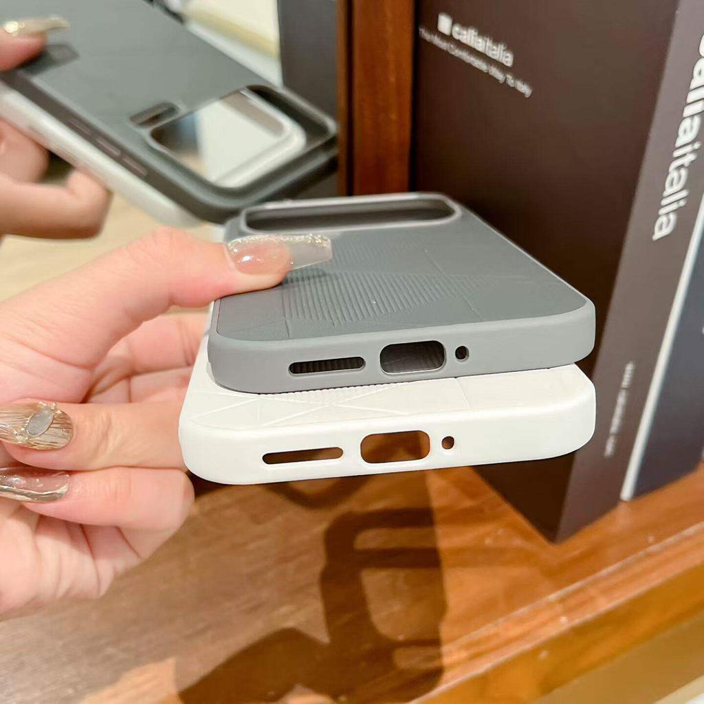 Creative and fashionable, suitable for Xiaomi Mi 11promax mobile phone case, rhombus Mi 11Pro matte plain leather pattern, anti-drop.