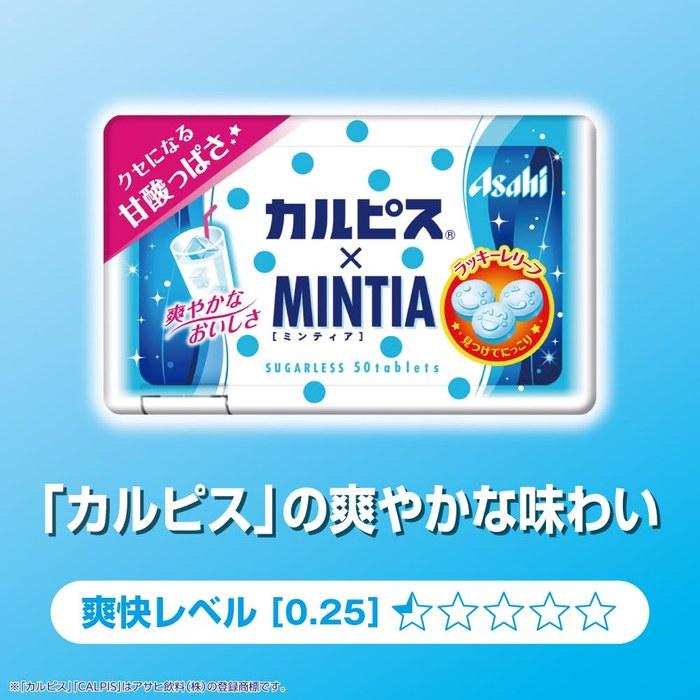 Asahi Group Foods Calpis X Mintia 50 Count X 10 Blue 500 Total