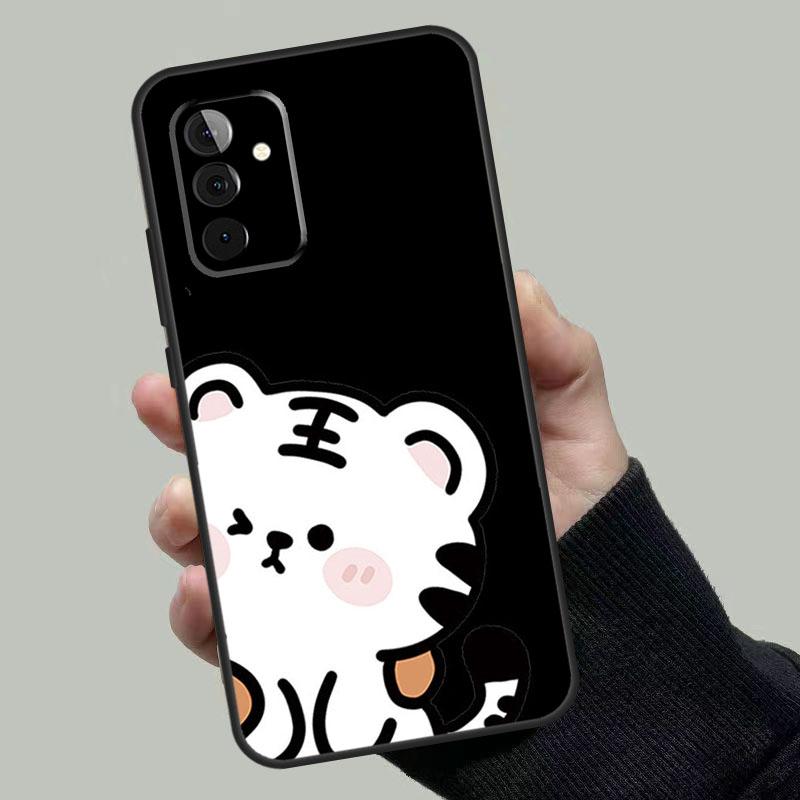 Funny Animal Cats Dog Tiger Couple Case For Samsung Galaxy A56 A36 A16 A33 A13 A23 A52 A32 A12 A54 A34 A14 A53 A15 A35 A55 A17