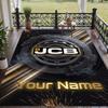 Custom Text Printed Rug JCB Non Slip Floor Carpet For Home Room Decor