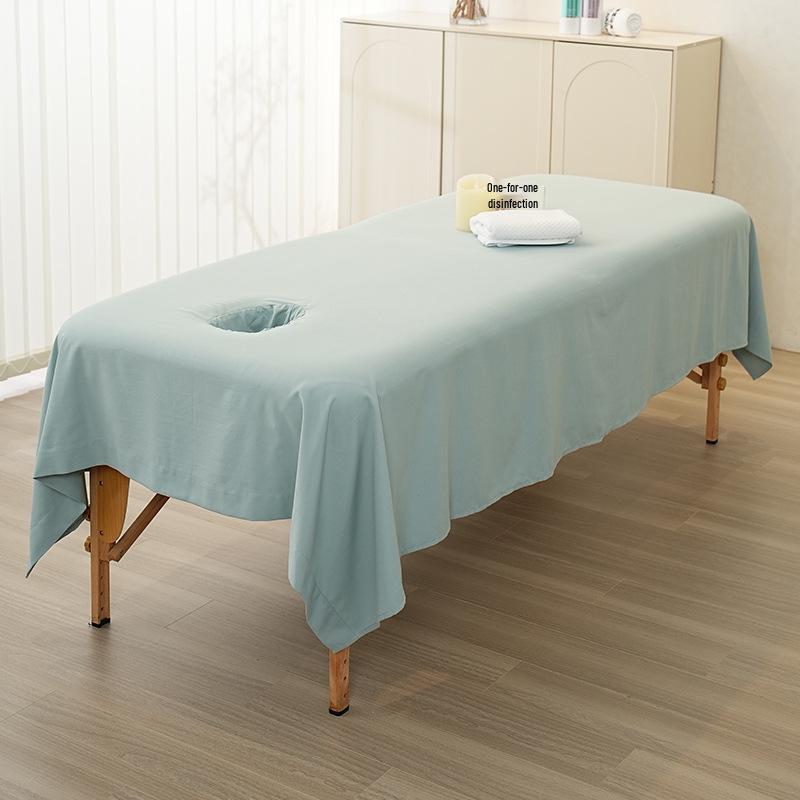 Monet Cotton Massage Therapy Bed Sheets with Hole - Large, Soft & Skin-Friendly for Beauty Salons