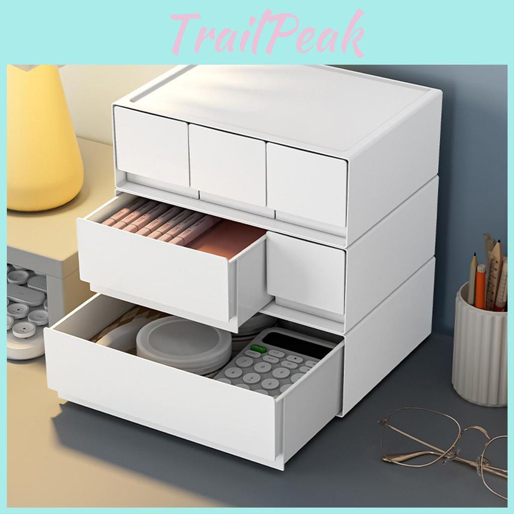 Drawers Makeup Cosmetics Box Storage And Storage Plastic Organizer Jewelry Brushes Lipsticks Nail Polish Organizer