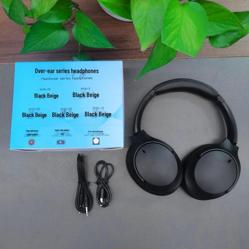 ANC Wireless Over-Ear Headphones with Active Noise Cancelling, Deep Bass, and Long Battery Life