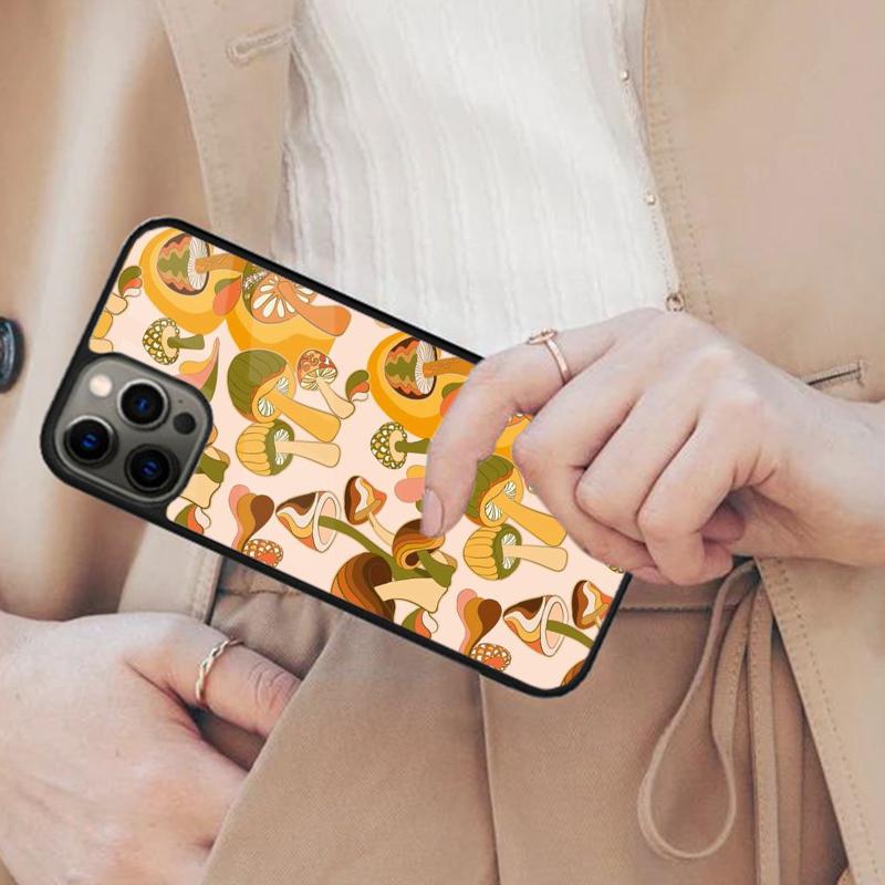 Mushroom Aesthetic Magnetic Phone Case For APPLE iPhone 17 Air 16 14 13 12 Pro Max 15 Plus Wireless Charge With MagSafe Cover