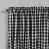 Useful Pocket Curtain Non-fading Plaid Thick Decorative Rod Pocket Valance for Living Room